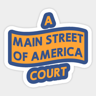 Main Street of America Sticker